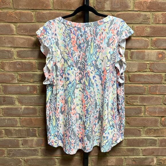 Sew in Love Multi Ruffle Sleeve Top Size 3X NEW - Picture 4 of 5